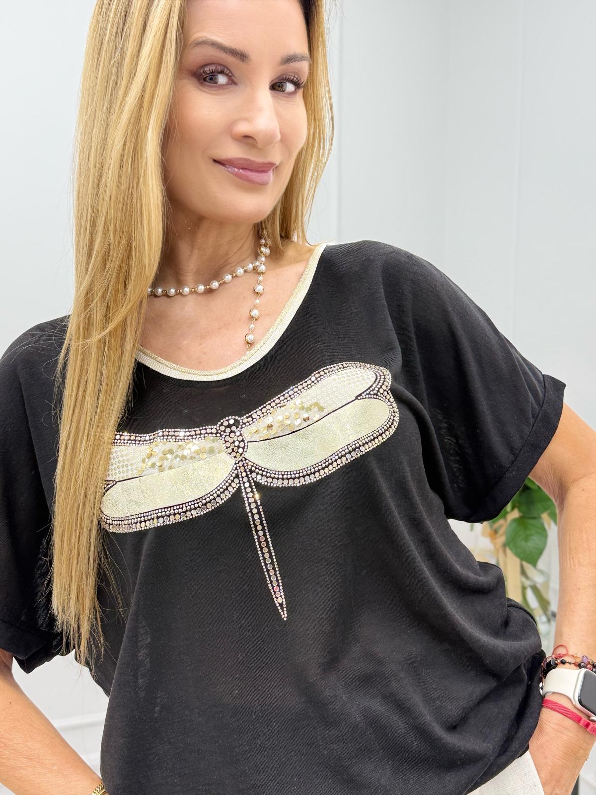 Bluzka Dragonfly Premium Czarna