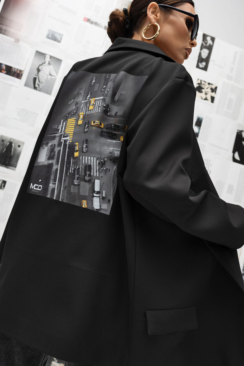 Damska Marynarka Oversize Crossroads (czarny)