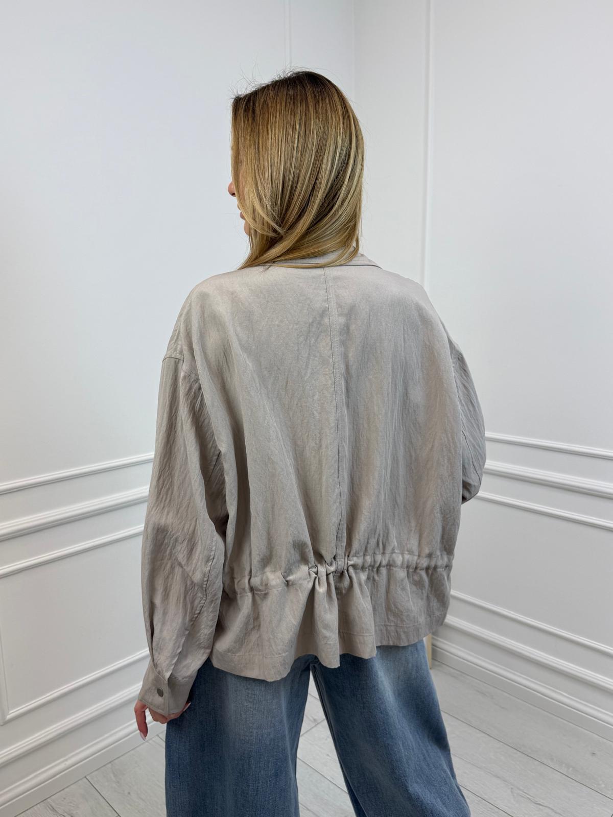 Kurtka Ramoneska Beżowa