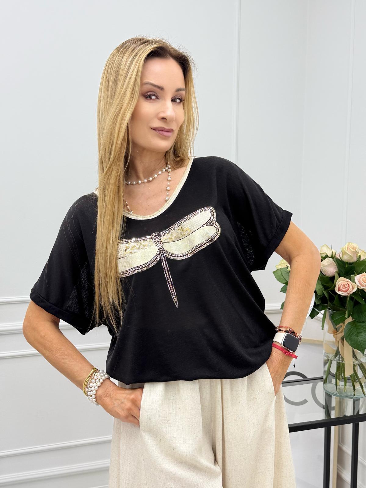 Bluzka Dragonfly Premium Czarna