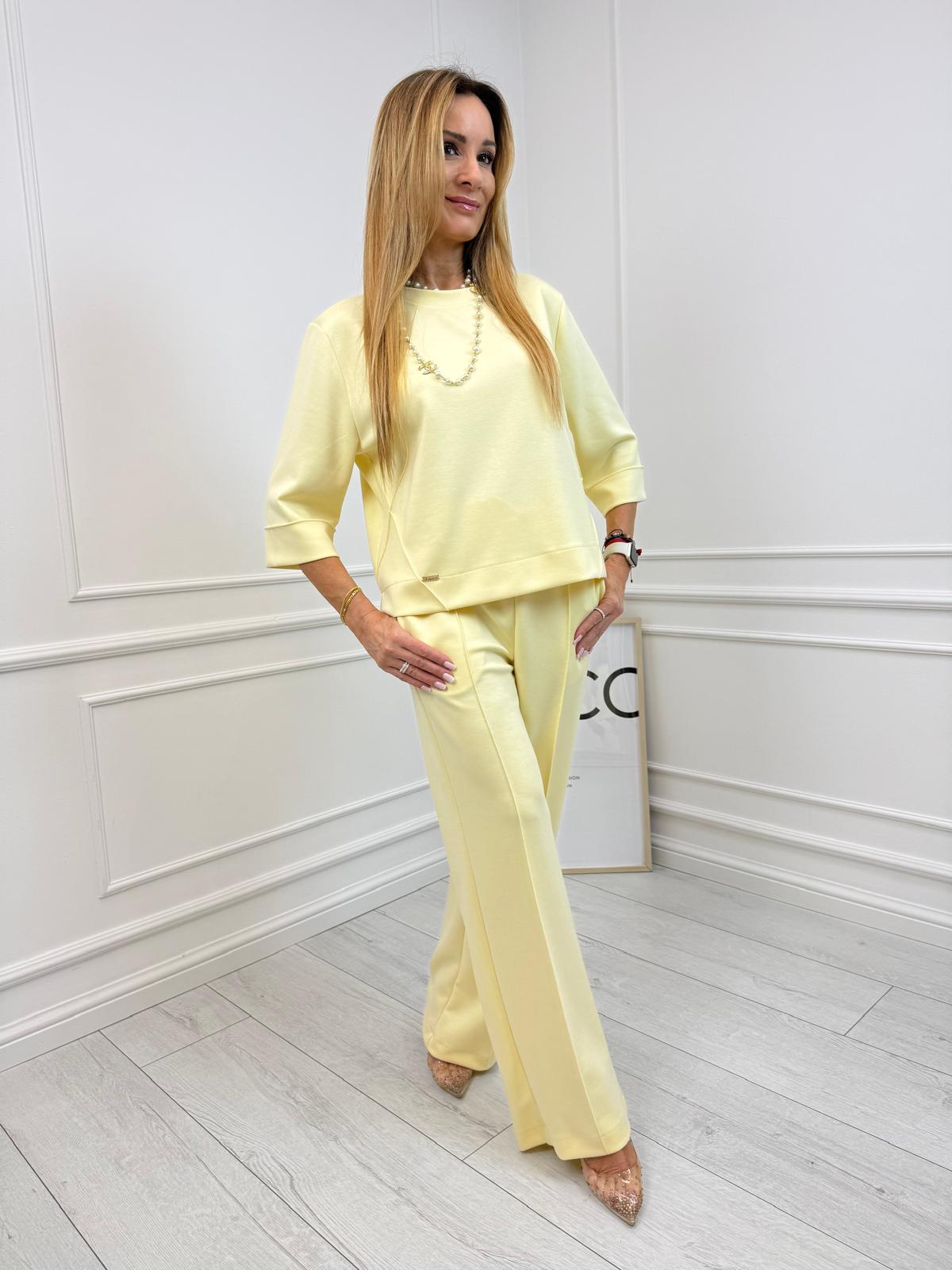 Żółta Bluza Colette 