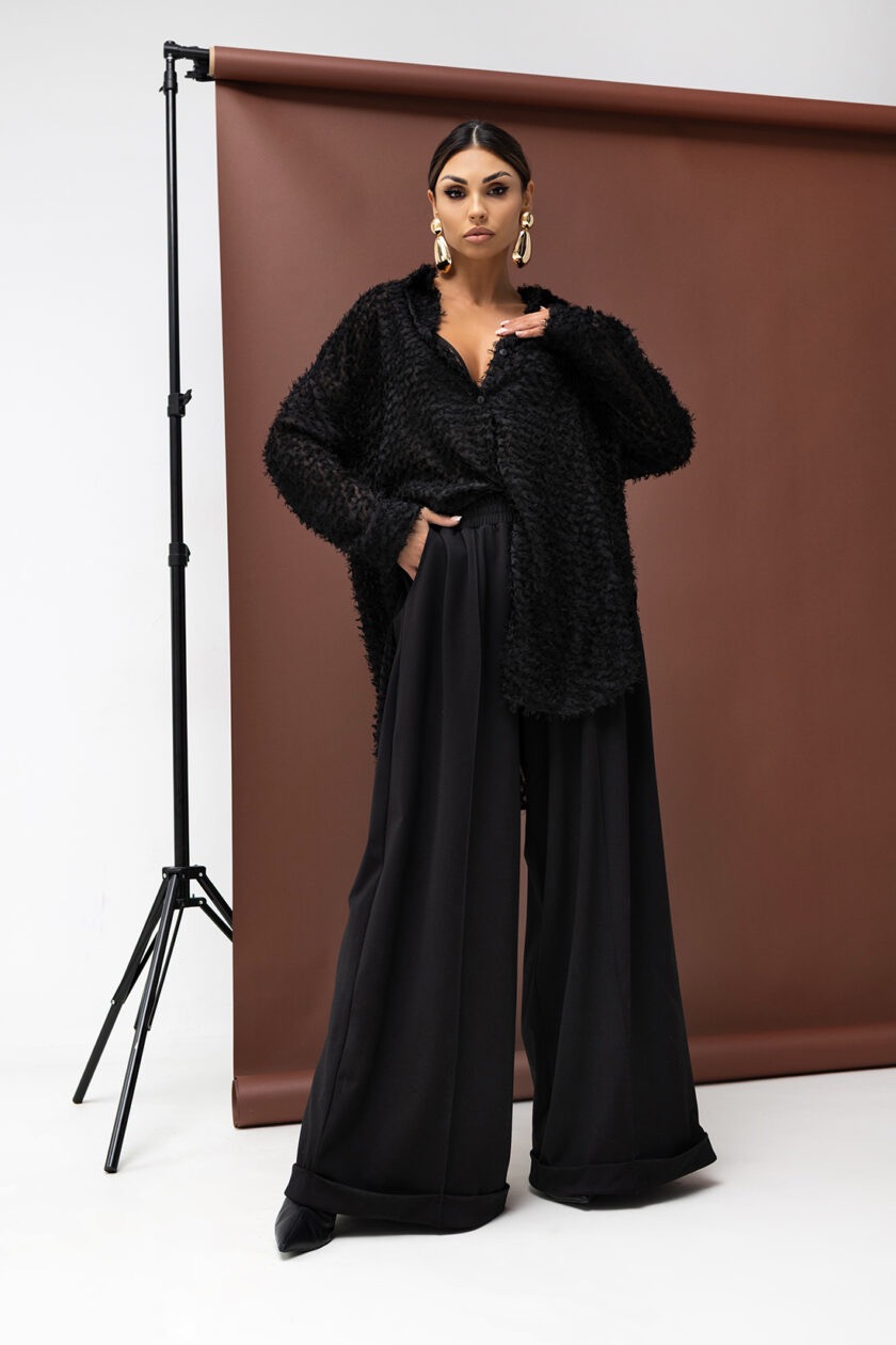 Damskie Spodnie Obsessed Miss City Official Czarne