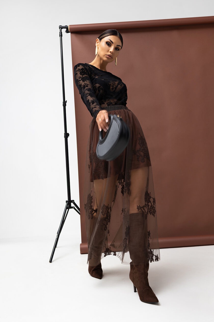 Bluzka Damska Long Nights Miss City Official Czarna 