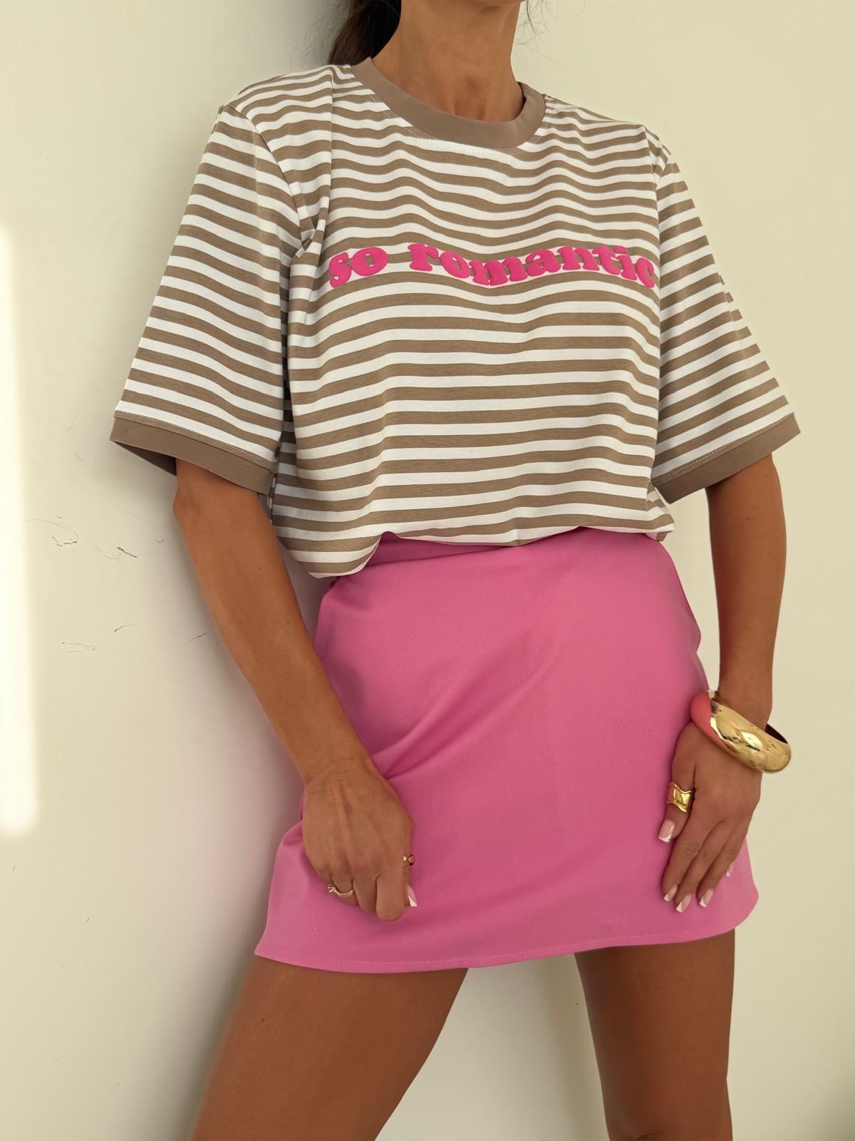 Cappuccino Bluzka BOCCA w Paski So Romantic