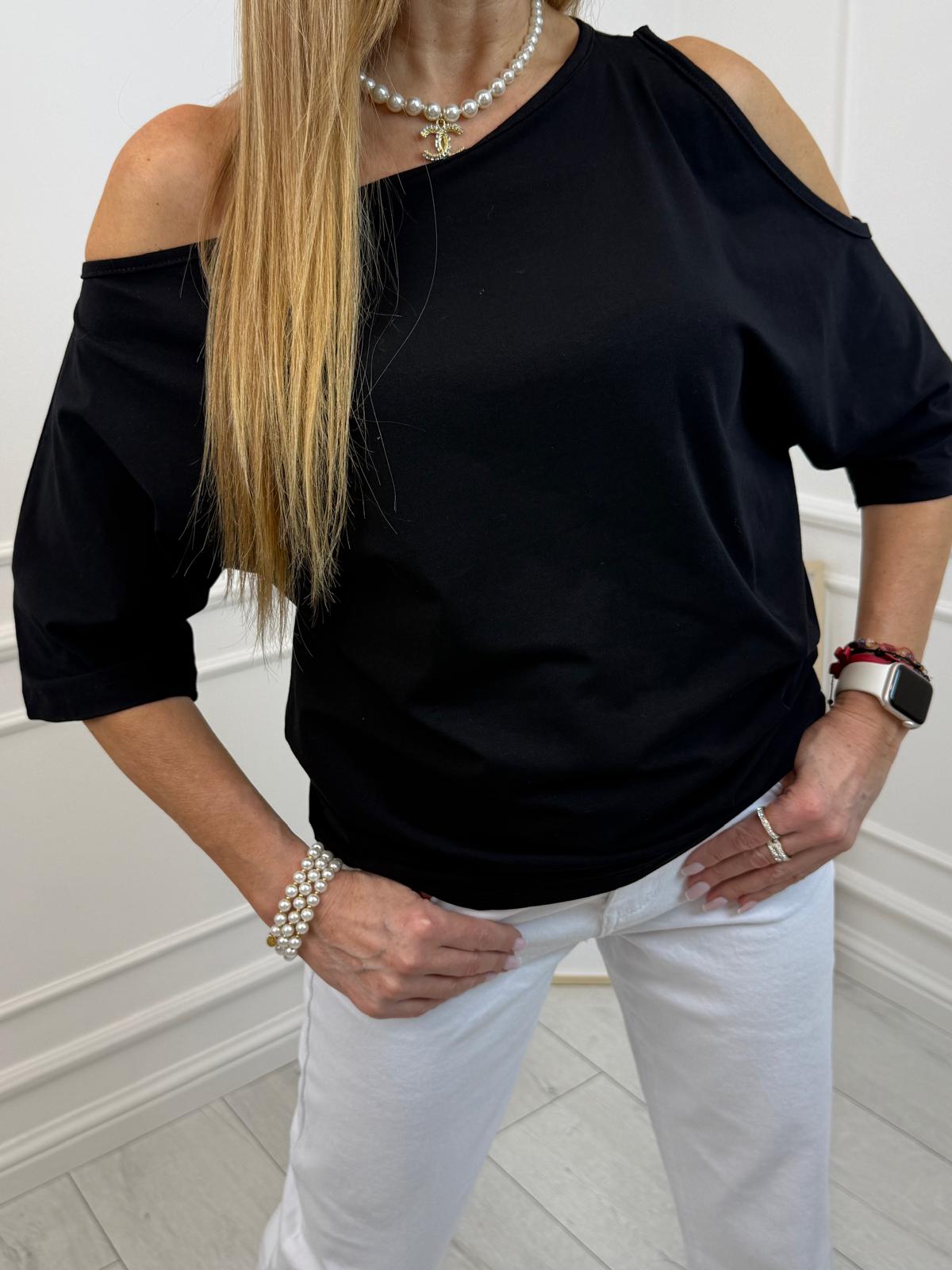 Czarna Bluzka Colette / BLM