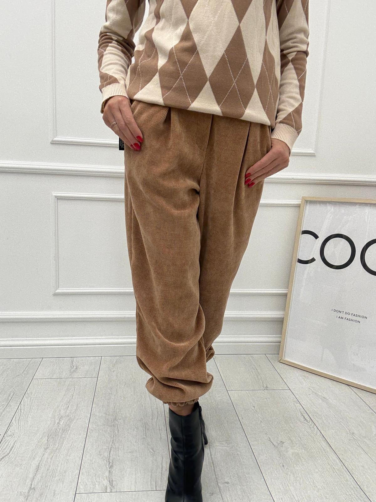 Spodnie Szenil Baggy Karmel Minouu 