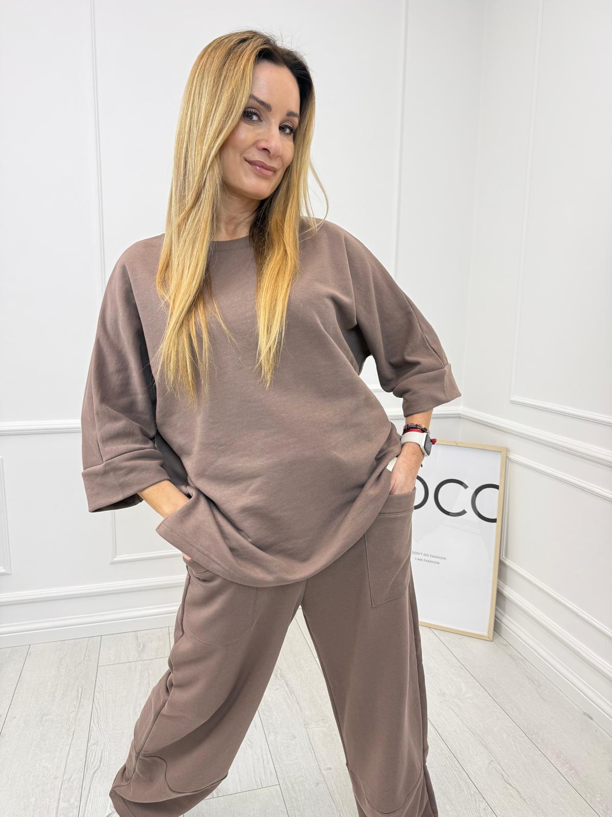 Czekoladowy Komplet Dresowy Colette / BLM