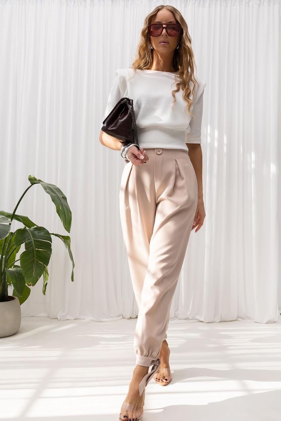 Biały Sweterek Bluzka JOLMAR 