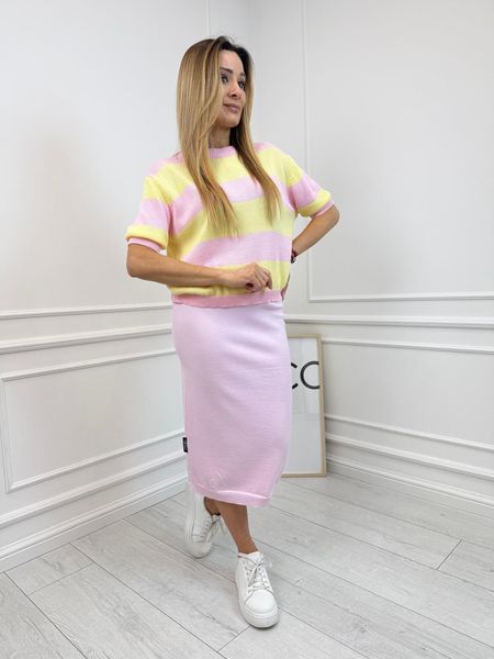 Spódnica Minouu Tuba Wiskoza Różowa