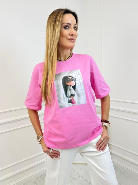 Bluzka BOCCA T-shirt CUTIE Różowa