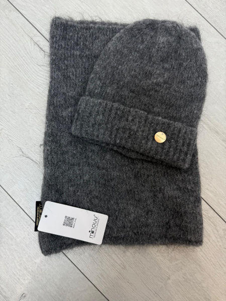 Szary Dwuczęściowy Komplet z Kid - Moher Minouu 