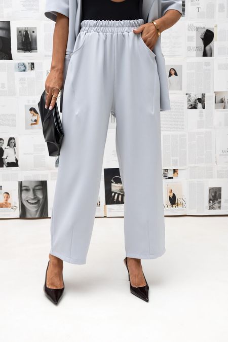 Damskie Spodnie Pure Flow (szary) Miss City Official 