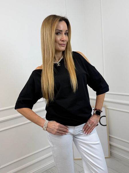 Czarna Bluzka Colette / BLM