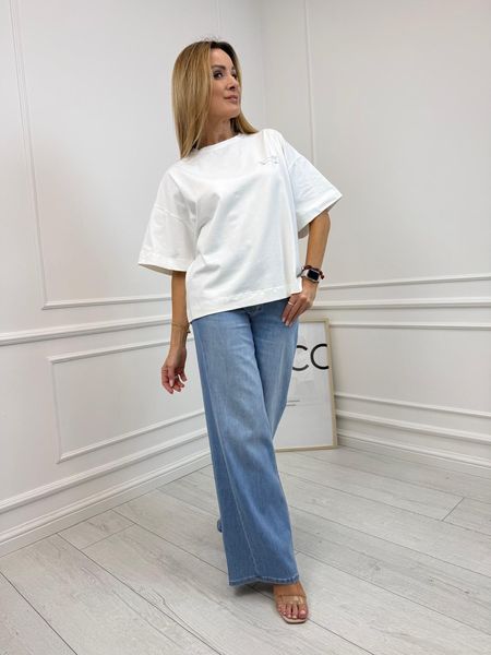 Spodnie Delikatnie Rozszerzane Jeans Denim