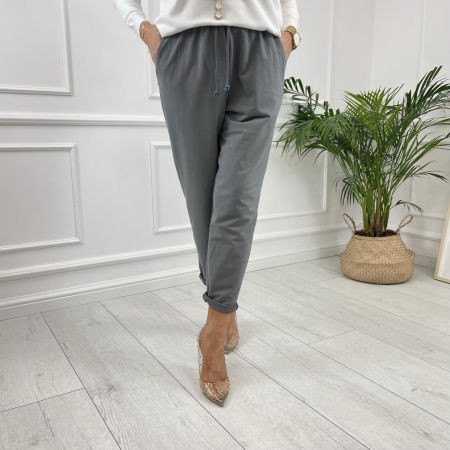 Spodnie Wiya z Patką GRIGIO MEDIO