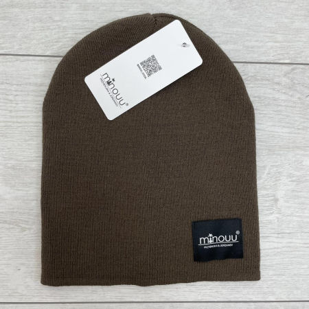 Klasyczna Czapka Minouu Mleczna Czekolada