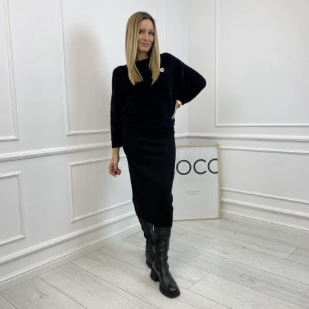 Spódnica Tuba Wiskoza Czarna 