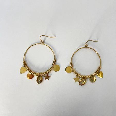 Egzotyczne Kolczyki Koła 