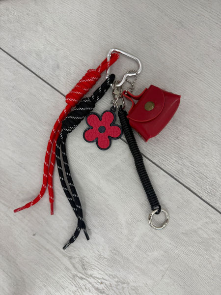 Czerwony Brelok Przywieszka Torebeczka Minouu