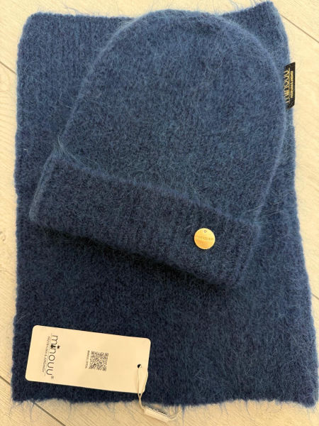 Morski Dwuczęściowy Komplet z Kid - Moher Minouu 