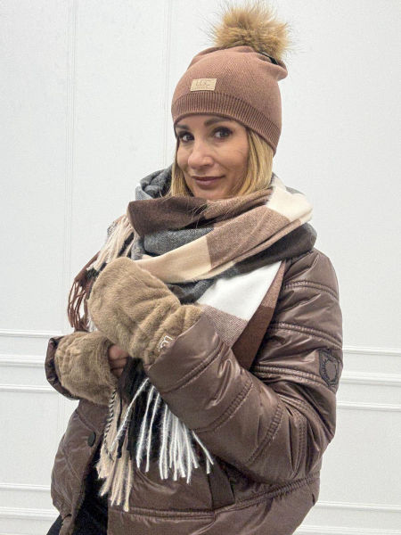 Czapka Mleczna Czekolada LGC Vogue