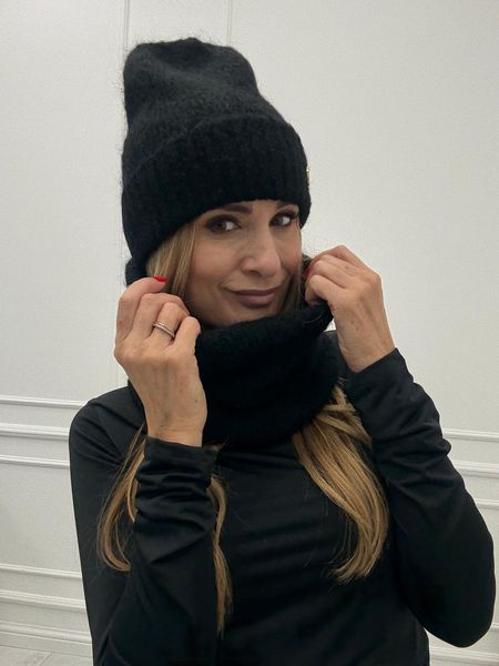 Czarny Komplet z Kid - Moher Minouu 