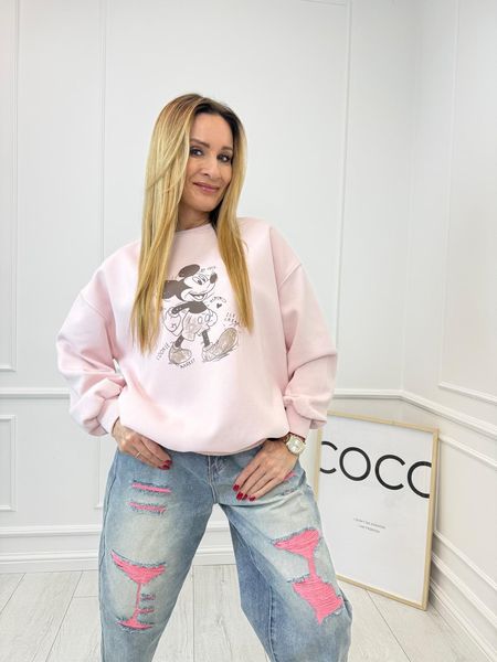 Bluza Pudrowy Róż MICKEY