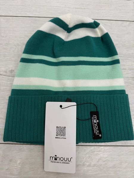  Zielony z Macha Czapka Minouu