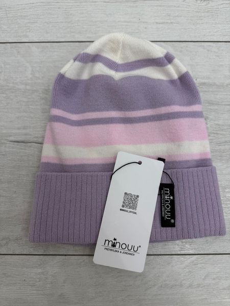  Różowy z Lila Czapka Minouu