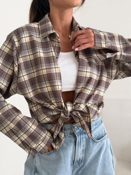  Koszula w Bananową Kratę BOCCA