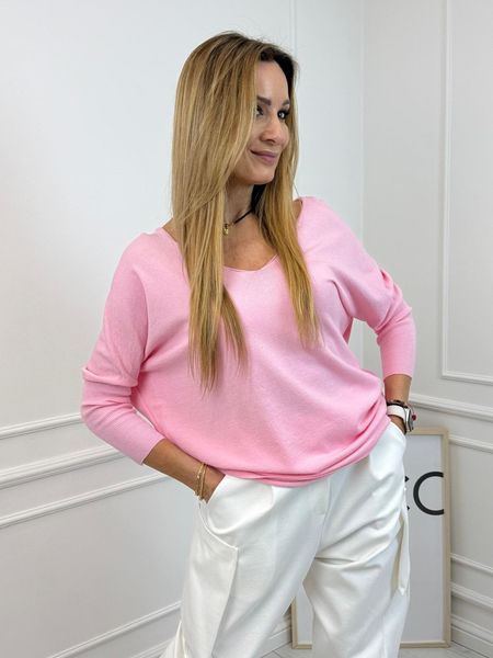 Bluzka Sweter Flora Minouu Kolor Różowy