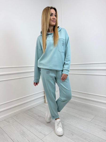 Masełkowy Komplet Dresowy BB Minouu Kolor Szałwia 