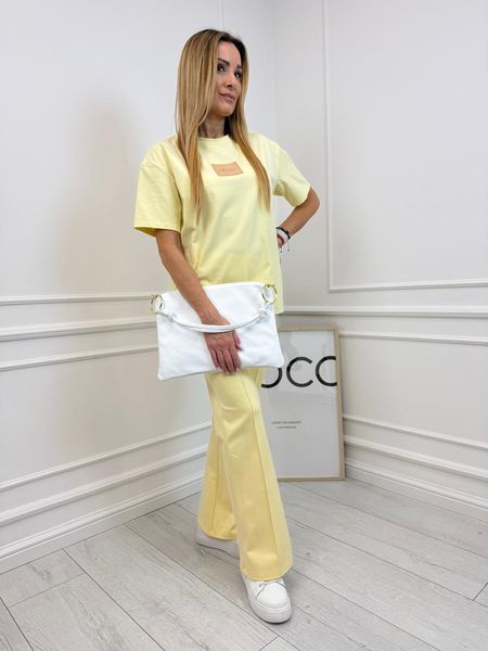 Torebka Skóra Naturalna Biała