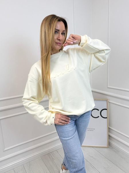 Bluza Nooda Waniliowa z Perłowym Logo
