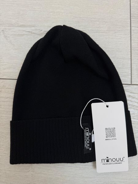 Czapka Minouu Czarna 