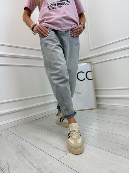 Jeansy Damskie o Luźnym Kroju