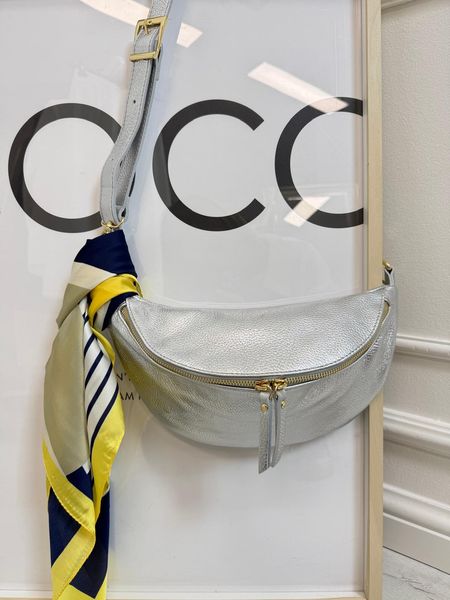 Nerka Torba Borse In Pelle Srebrna