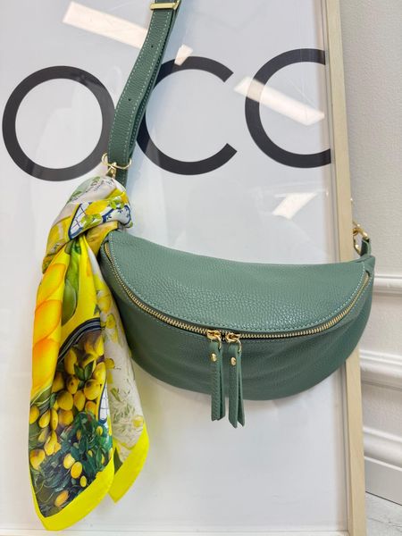 Nerka Torba Borse In Pelle Kolor Matcha