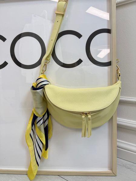 Nerka Torba Borse In Pelle Kolor Bananowy