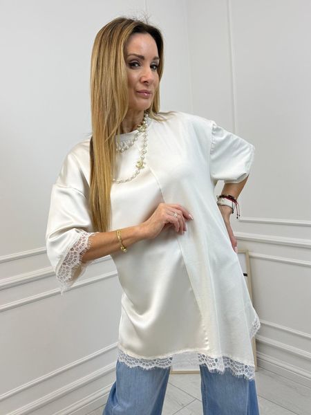 Jasno Beżowa Bluzka Tunika MIHO'S