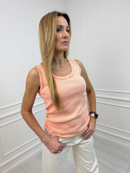 Pomarańczowy Top Bluzka