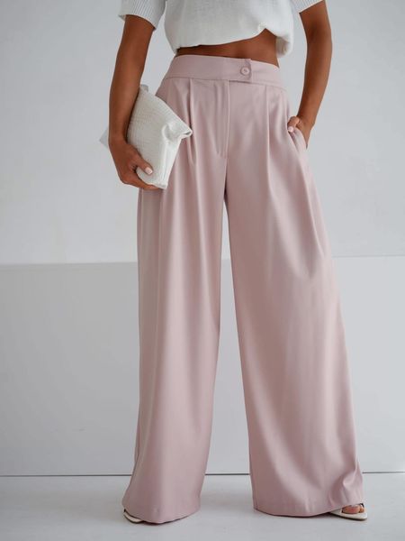 Eleganckie Spodnie Szeroką Nogawką Bocca