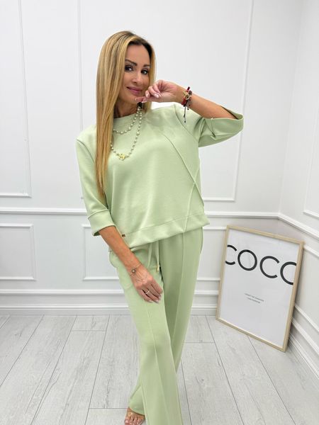  Elegancki Komplet La fu Matcha