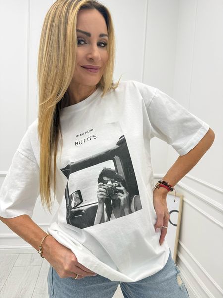  T-Shirt Bluzka z Nadrukiem 