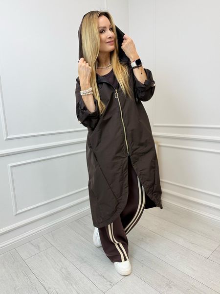 Parka Minouu Dalia Kolor Czekoladowy 