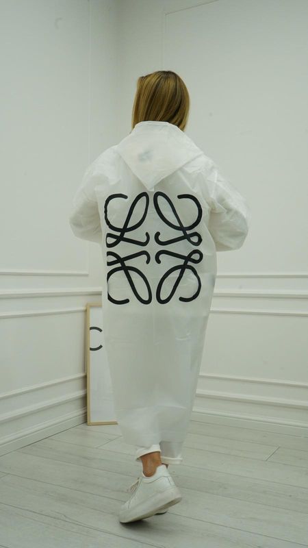 Płaszcz Przeciwdeszczowy Celin Biały