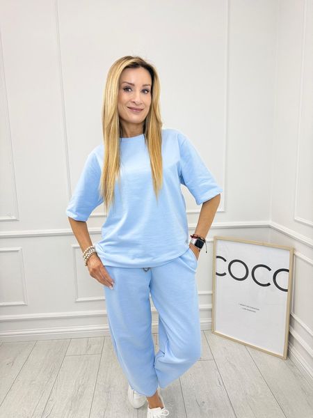 Niebieska Klasyczna Bluzka Colette