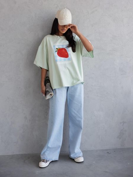 Bluzka Summer Strawberry Me Gusta Matcha Latte