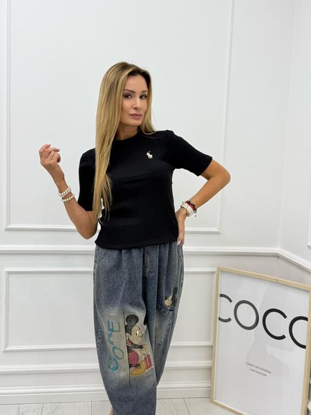 Czarna Bluzka Collete - BLM Polo