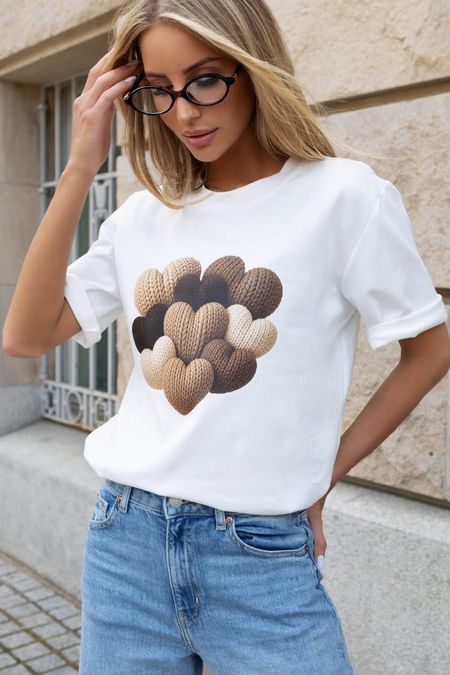 T-shirt BOCCA z Sweterkowym Sercem